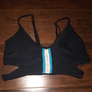 Black bikini top